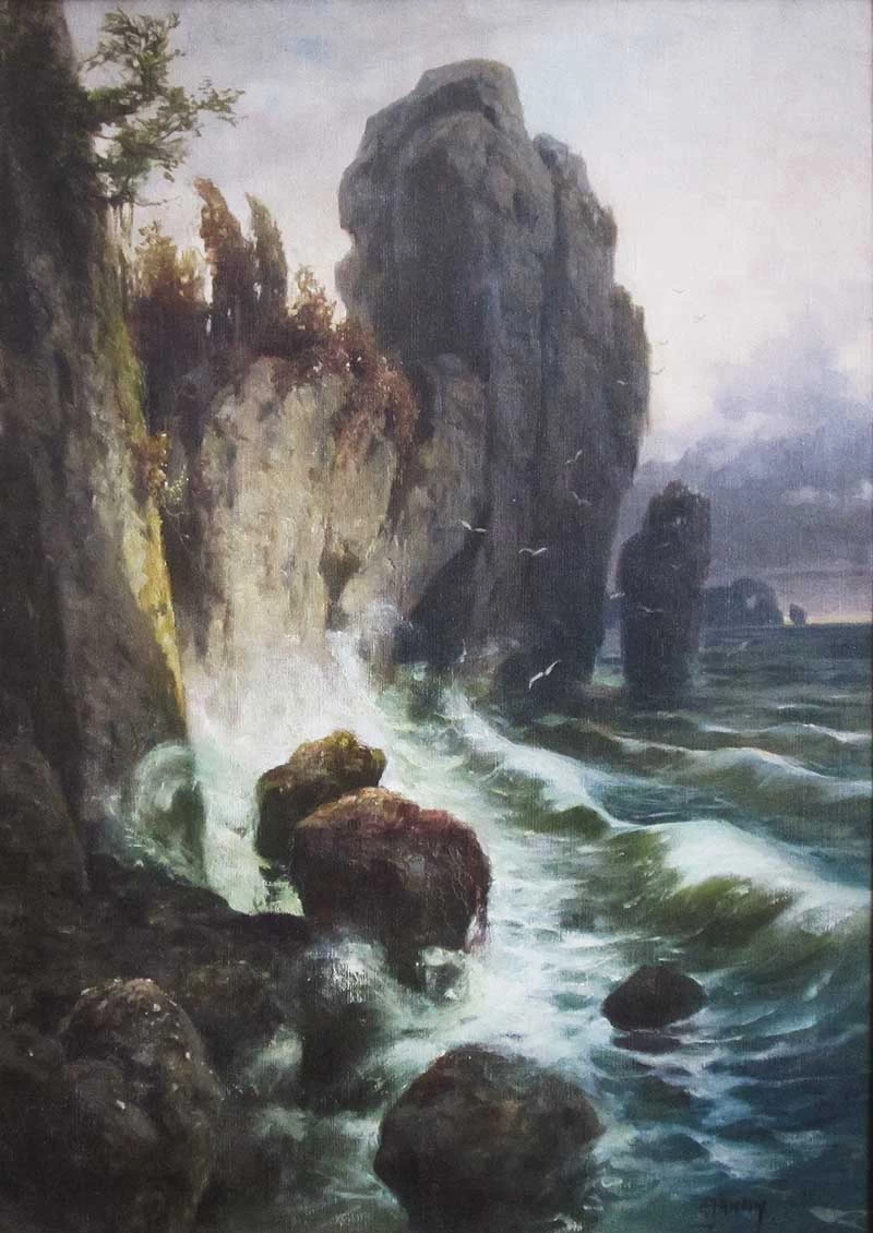 Rocce in riva al mare